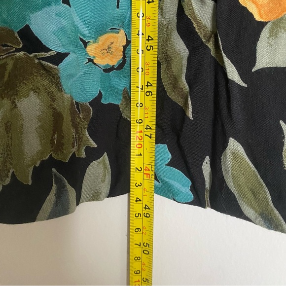 Vintage Sara Makes Dresses Maxi 90s Floral Dress Phoebe Buffay Size 8 - Picture 10 of 10